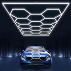 Hexagon led Lights: DIY Ceiling LED Light Hexagon Garage Lights 63070LM
