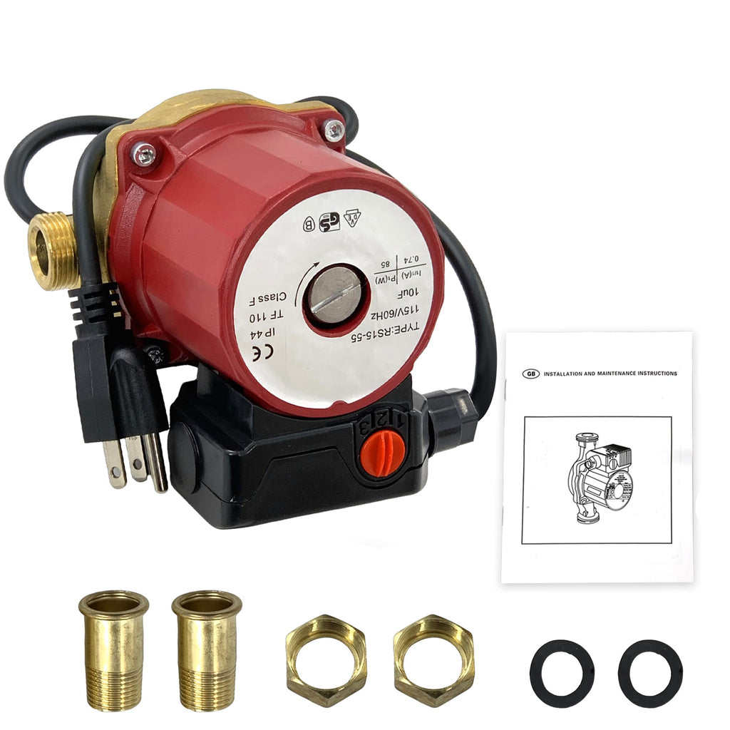 95906630 Hot Water Circulator Pump 115V 1/3 HP Fits for Grundfos UPS26-150F