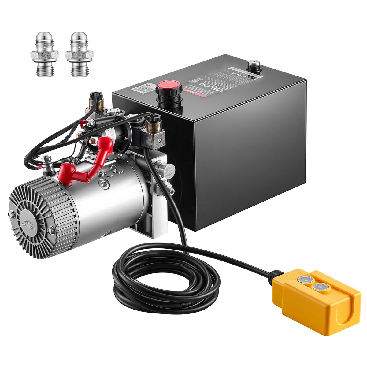 VEVOR 14 Quart Hydraulic Pump 2.2KW AC 220-240V Hydraulic Dump Trailer Pump