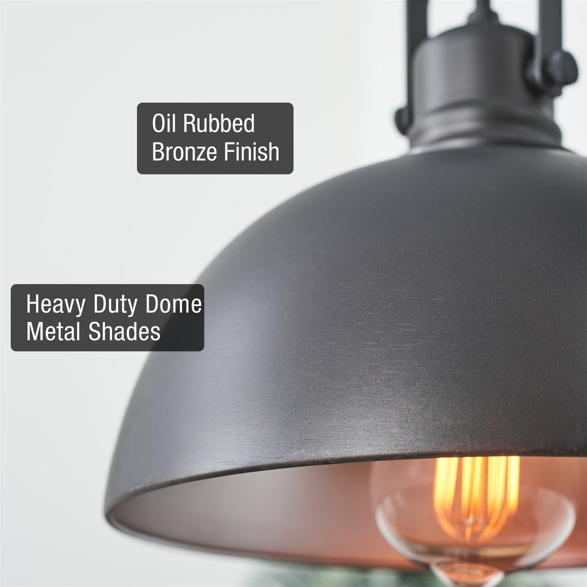 Kira Home Belle 34" Modern Farmhouse Industrial 3-Light Island Chandelier