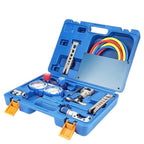 Refrigeration Integrated Flaring Tool Kits VTB-5B Refrigeration Tool Set Expander Set with R410A Refrigerant Pressure Gauge
