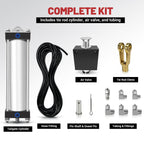 TGC25008VSPK Tailgate Pneumatic Cylinder Kit, 2.5 Bore, 8 Stroke,Dump Truck