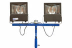 Portable Hazardous Area Light, (2) 400 Watt Metal Halide Lights, Quadpod Mount, C1D2, 220V 50 Hz