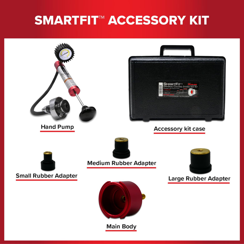 SmartFit Universal Cooling System Vehicle Pressure Test Kit (95-0700)