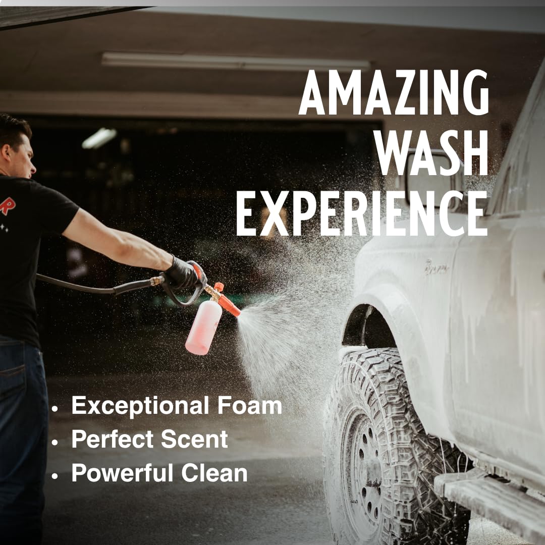 SOCAR Pinky’s Foaming Car Wash Soap. Detailers Choice, pH Balanced, Gentle, Safe On All Paint, Wax & Sealants | 55 Gallons