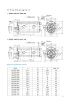 Hydraulic Gear Pump Loader HGP-3333A-F6R High Pressure HGP-3333A-F30R HGP-3333A-F8R Quadruple Oil(HGP-3333A-F6-6-6-6R)