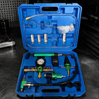 Filling Device Coolant Vacuum Purge Tool Kit Cooling System Leak Tester with Gauge and Hoses Suitable for Car Repair and Garage Use