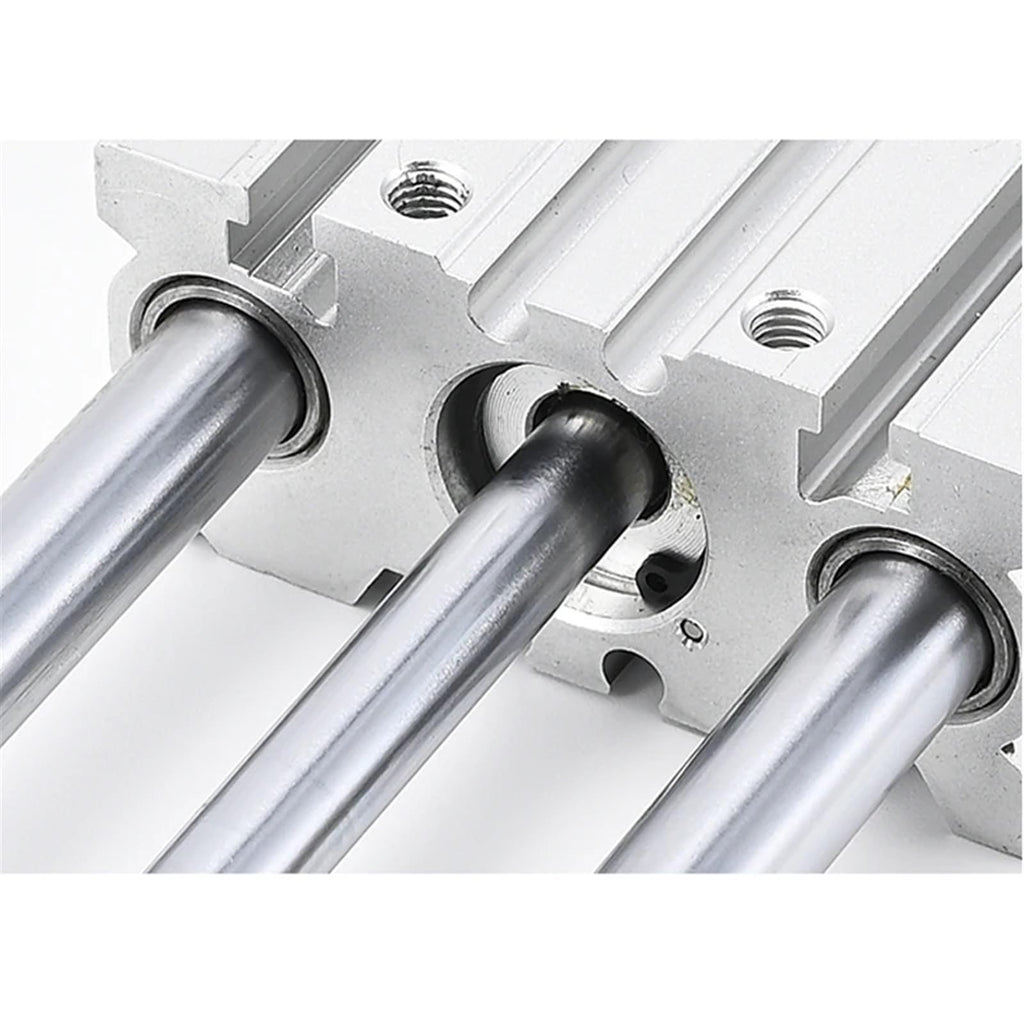 Pneumatic Compact Guide Air Cylinder MGPM 12/16/20/25/32/40 Stroke 10/20/30/40/50/75/100/125/150/200MM 1PCS(Stroke 175mm,Bore 40mm)