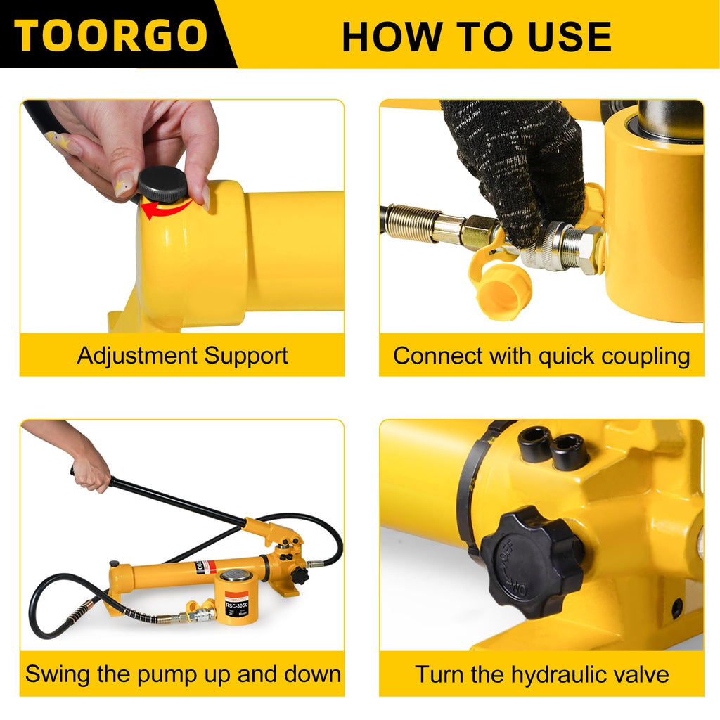 Hydraulic Hand Pump, CP-700 Hydraulic Lifting Pump, Manual Hydraulic Pump for Cylinders