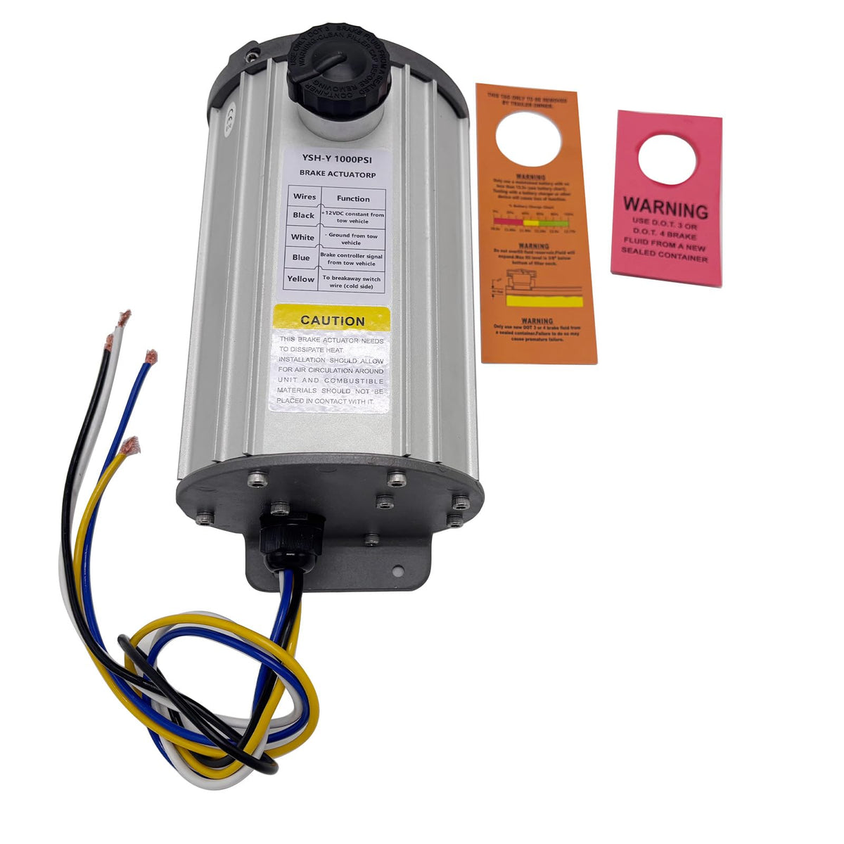 1000psi Hydraulic Liftgate Pump K7165000, K71-650-00 Replacement for Disc Brakes Silver Volantixi