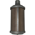 44AW56-M10 Air Dryer Muffler - Spring Loaded Pressure Relief Valve, 1" NPT Male - For Compressed Air Equipment, OEM Compatible with Kaeser - 8.75” L x 3.9” OD