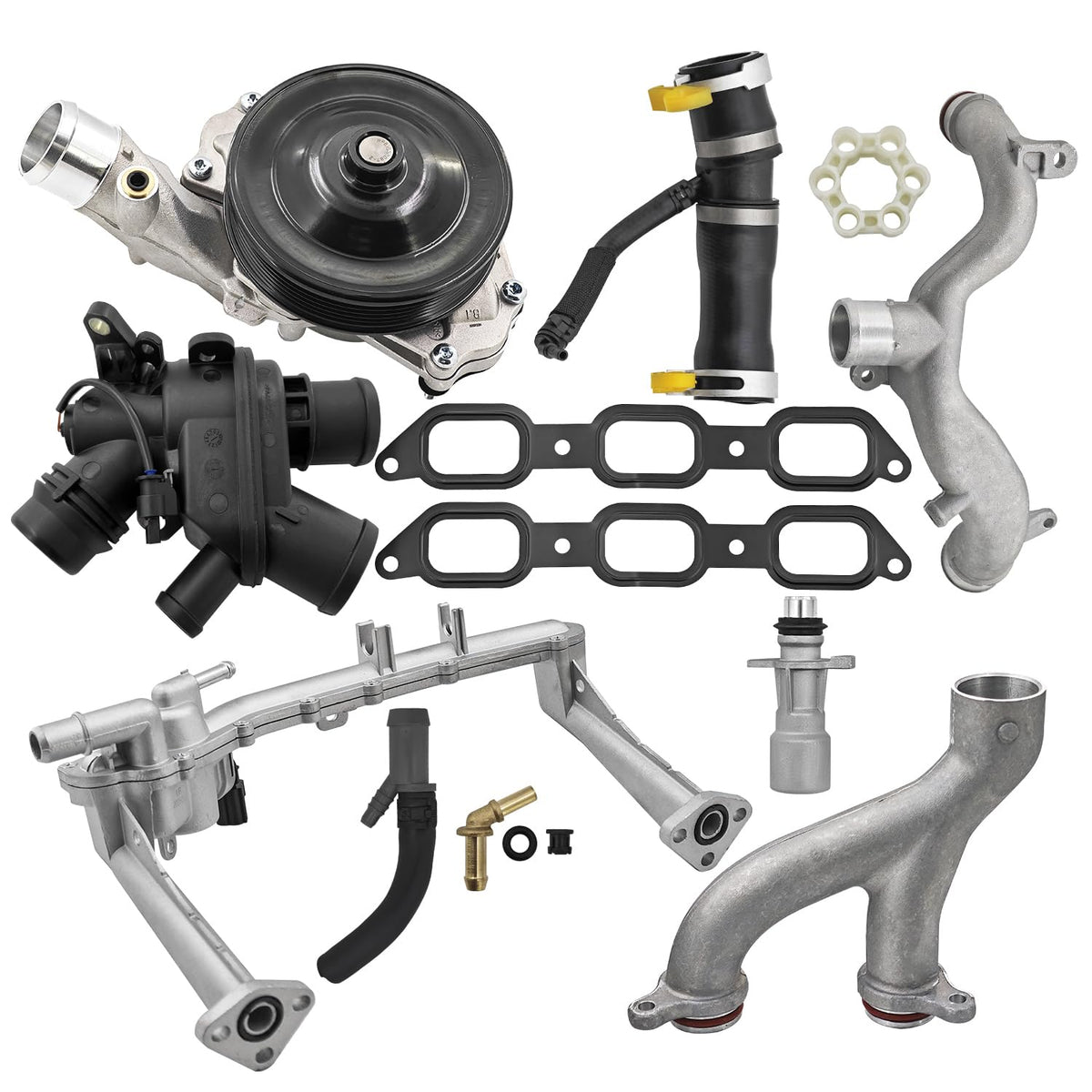 Cooling System Kit Fit for Jaguar F-Type XF XJ XE 3.0L 2013-2021