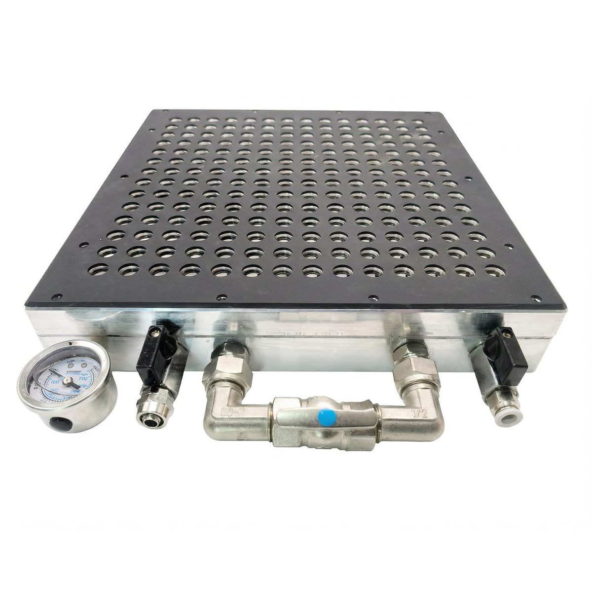 CNC Vacuum Chuck Fixture Plate Workpiece Clamping Table Vacuum Workholding System for Machining Center, Lathe, Milling, Engraving Machines (300 x 300mm)