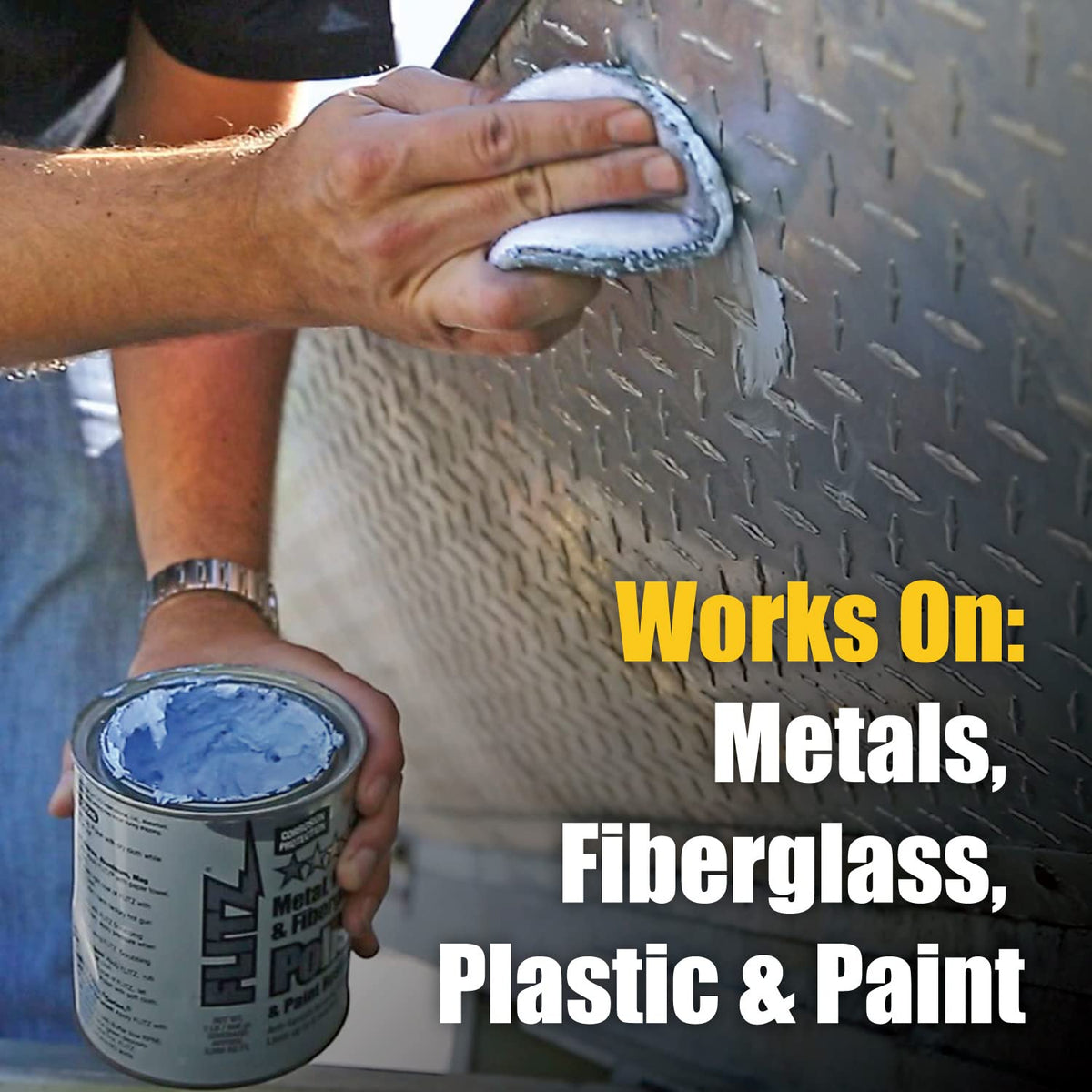 Flitz Car Buffing Kit (Ultra) - Polish, Sealant, 3 BuffBalls, & 4 Cloths