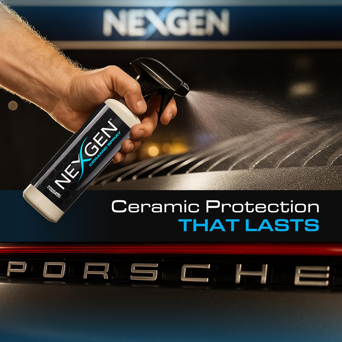 Nexgen - Ceramic Spray -Ceramic Coating for Cars- Made in the USA -1 Gallon