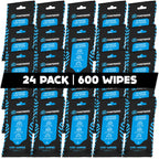 Fortress Car Interior Cleaner Wipes, Microfiber Cloth (25 ct, Pack of 63)