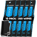 Fortress Car Interior Cleaner Wipes, Microfiber Cloth (25 ct, Pack of 64)