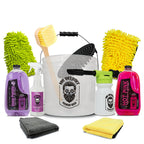 Mr. Detroit - 31pc Car Wash Kit with Foam Blaster Bucket, Car Care Cleaners