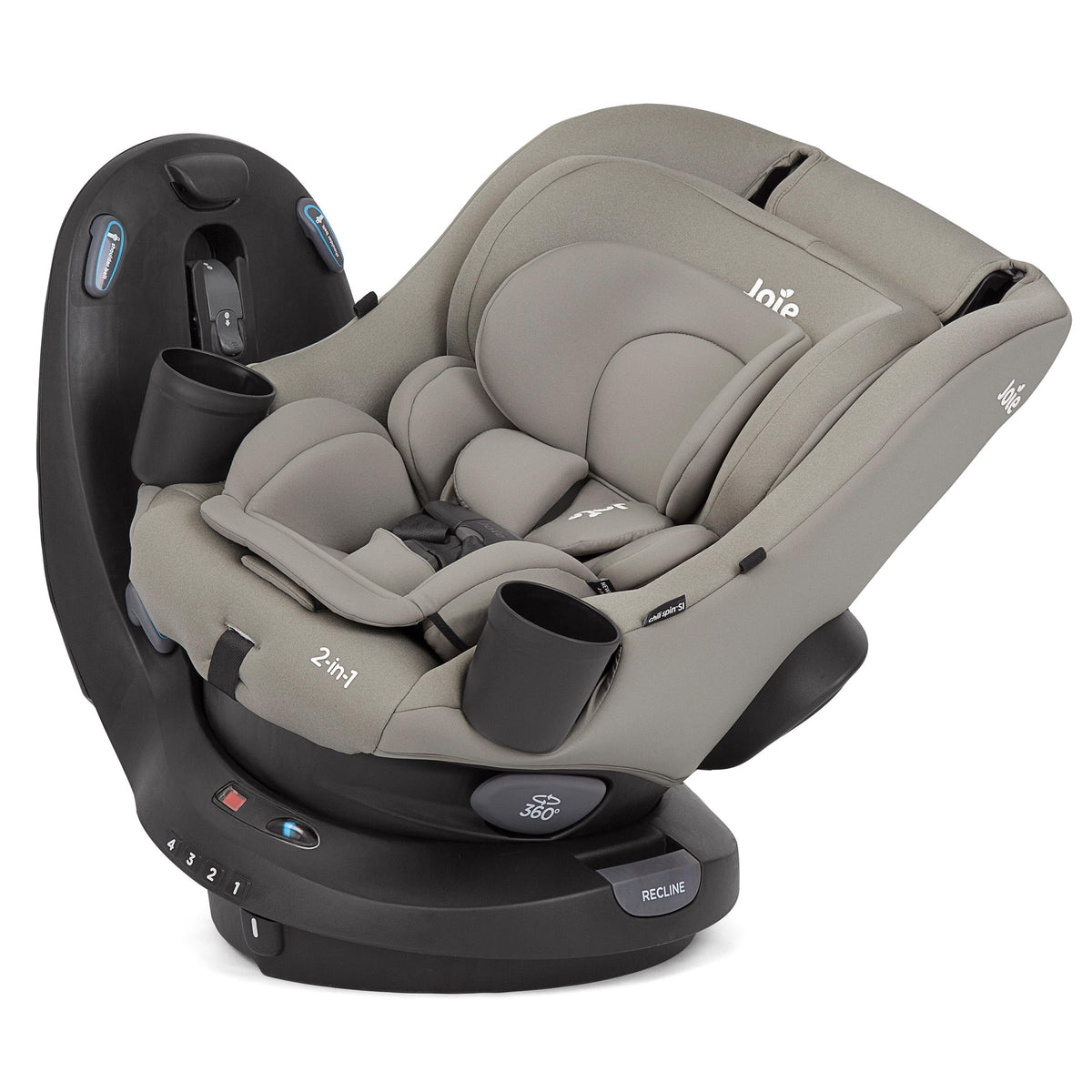 Joie Chili Spin SI 360 Rotating Convertible Car Seat, 2-in-1 Rear & Forward