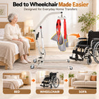 Patient Lift Electric Transfer Aid Elderly Home Bed Wheelchair Foldable