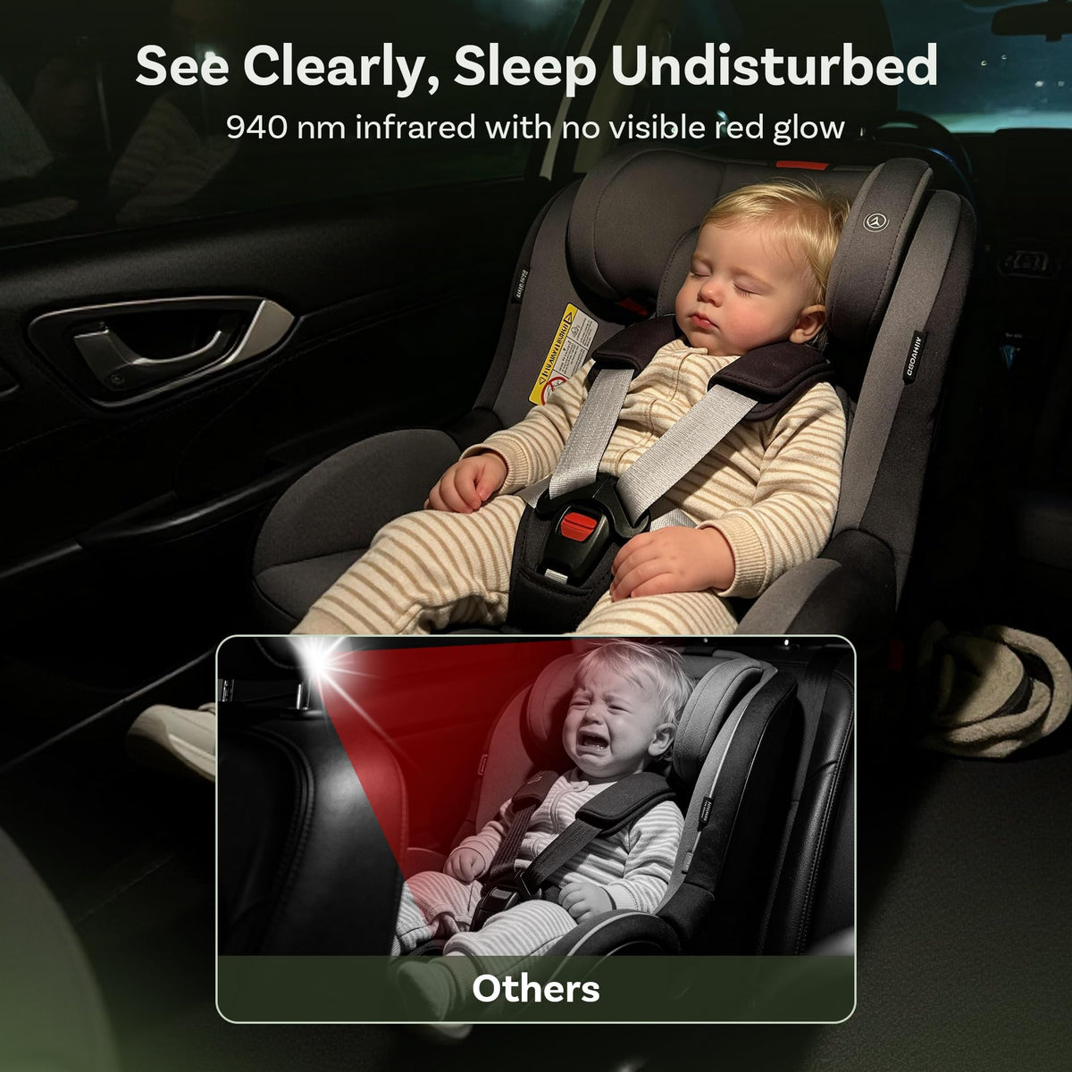 OTTOCAST Cabin Care 2-in-1 Baby Car Camera & Wireless CarPlay Adapter