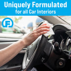Fortress Car Interior Cleaner Wipes, Microfiber Cloth (25 ct, Pack of 64)