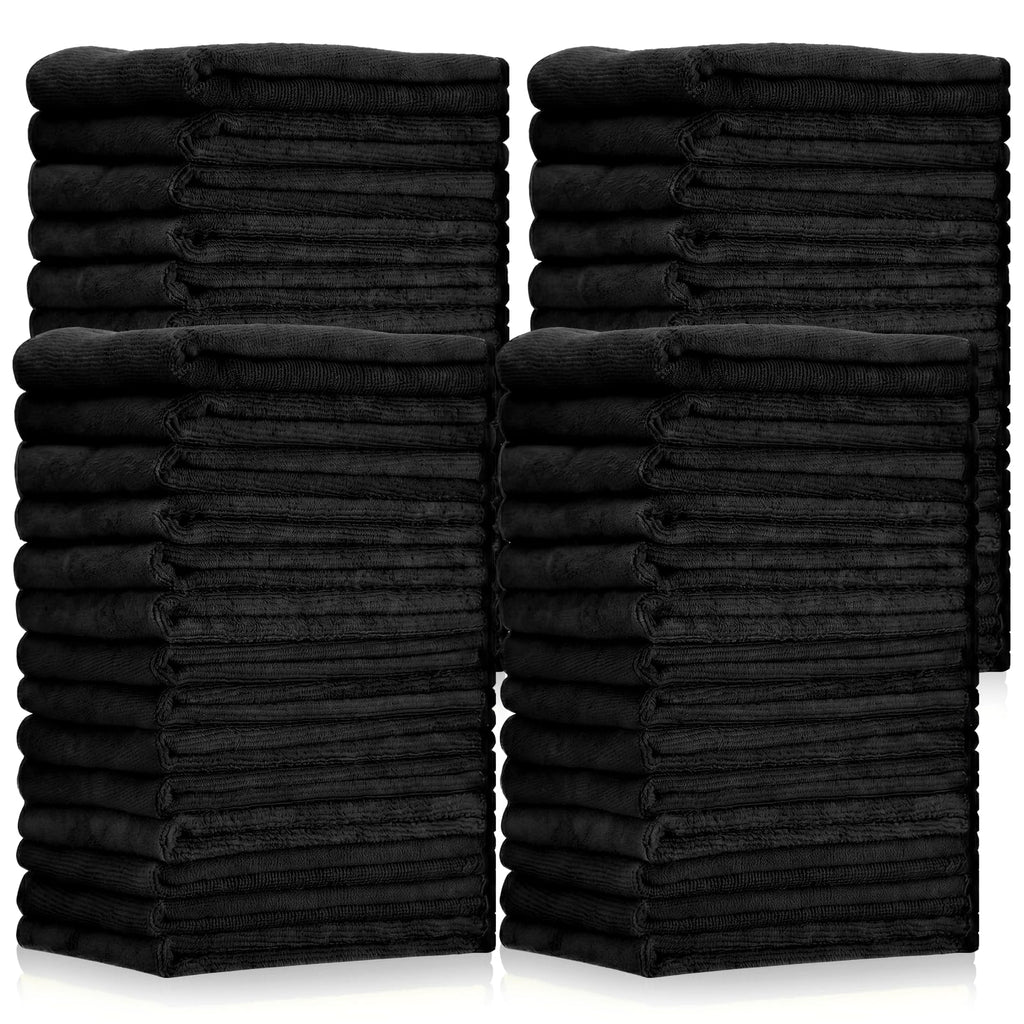 300 Pcs Microfiber Towels Bulk Car Drying Cloth, Yellow