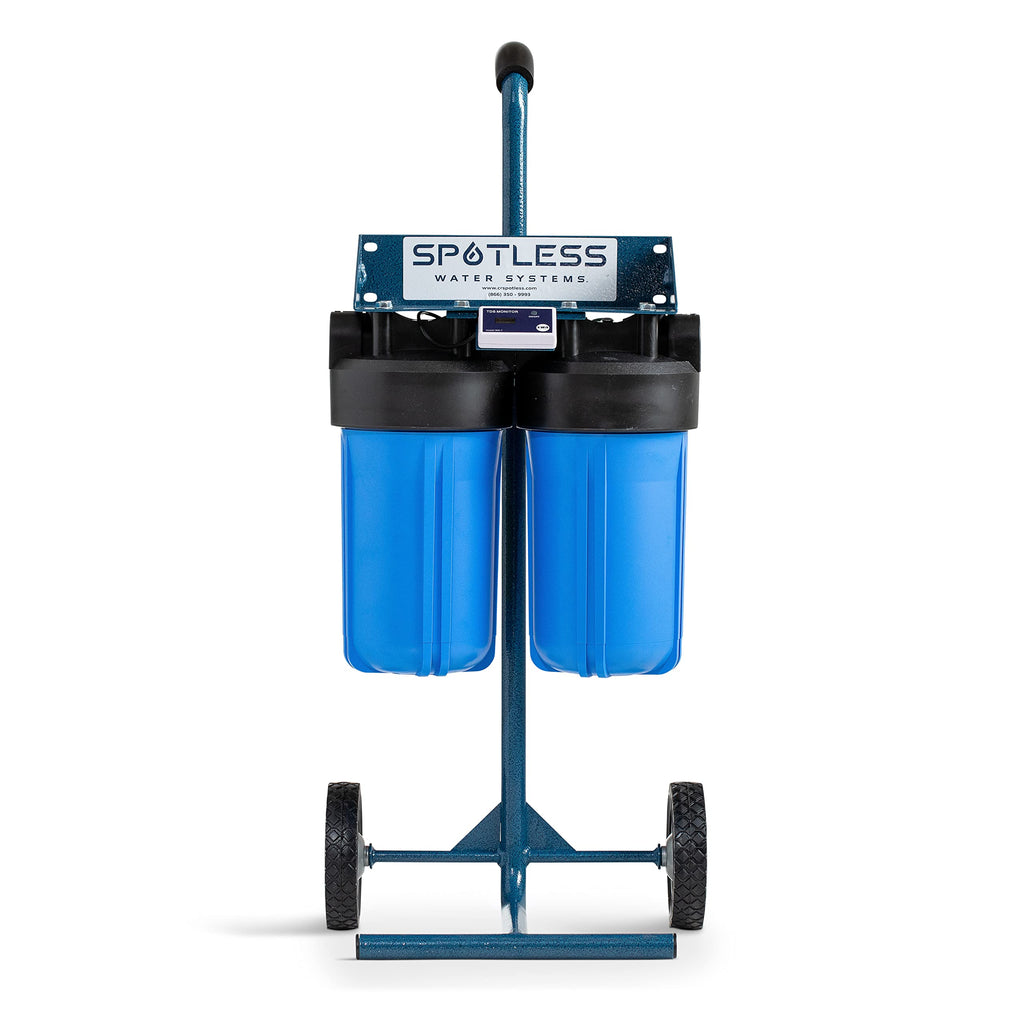 Spotless Water Systems - DIC-20, Simple Window, Solar Panel, RV & Car Wash System, Works for All Vehicles, Motorcycles, Bikes, Boats, Planes, Yachts, Towel Drying Eliminated