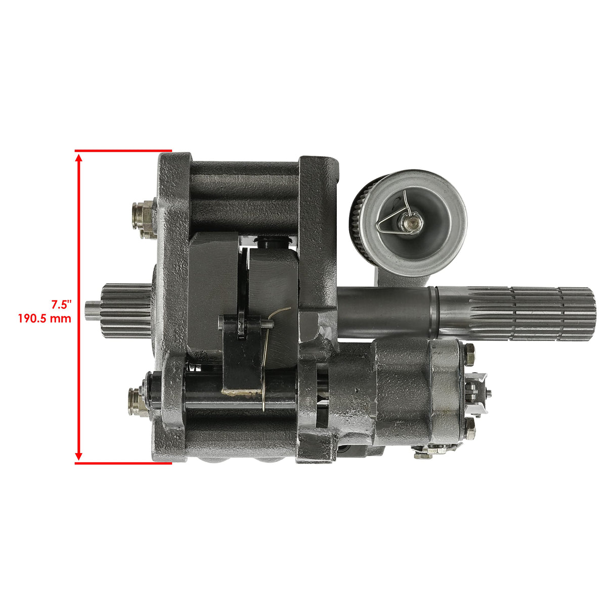 Caltric Hydraulic Lift Pump Compatible with Massey Ferguson 148 152F 152S 152V 158 165 168 185 188 1004 1200 1250 230 231 240 245 250 253 255 260 263 265 275 290 265 299