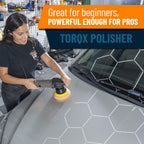 Chemical Guys Car Polisher, TORQX Random Orbital Polisher Kit, 9-Piece