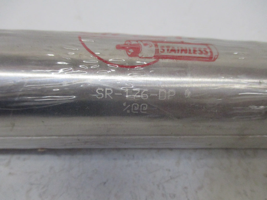 SR-176-DP 1-1/2 INCH BORE, 6 INCH Stroke, AIR Cylinder, Stainless Steel