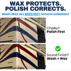 Aero Cosmetics Waterless RV Wash Wax Mop Kit, 9 ft Pole, Boat Aircraft