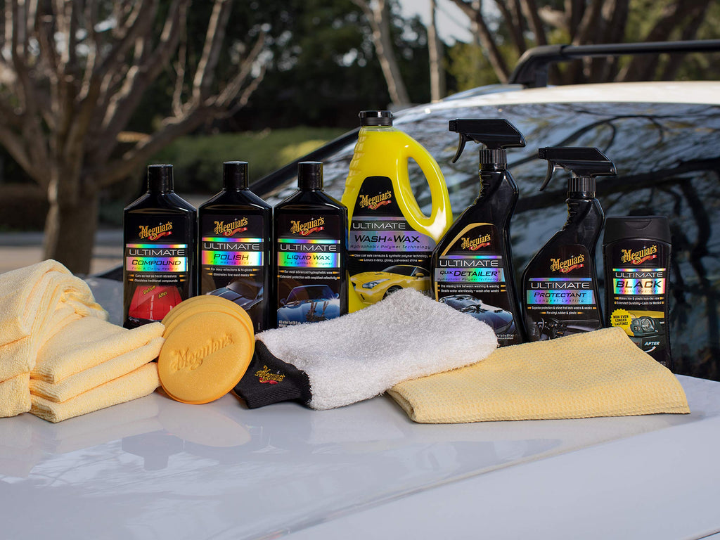 Meguiar's G55048 Ultimate Car Care Kit – Premium Detailing Kit for Your Car