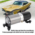 Qqmora Convertible Top Power Motor Hydraulic Pump Top Lift Motor Pump Rear Hydraulic with Smooth Operating for 1964-1966 Malibu Tempest Special Skylark Gran Sport GS