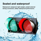 Industrial LED Traffic Light, Red Light Green Light, Stop Light, Indicator Warning Light, PC Housing, 2 Installation Methods (Color : 200mm-12v)(300mm 24v)
