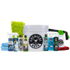 Chemical Guys HOL169 16-Piece Arsenal Builder Carwash Kit, Foam Cannon, Bucket (6) 16 oz Car Care Cleaning Chemicals (Works w/Pressure Washers) with Mr. Pink Foaming Carwash Soap, 64 oz, Candy Scent