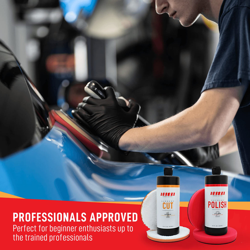 Polishing Kit - 2-Step Polish and Compound Kit - 5" Pads & Compounds