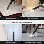 Heavy-Duty Steam Cleaner for Home, 1500W High Pressure with 22 Accessories