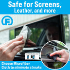 Fortress Car Interior Cleaner Wipes, Microfiber Cloth (25 ct, Pack of 64)