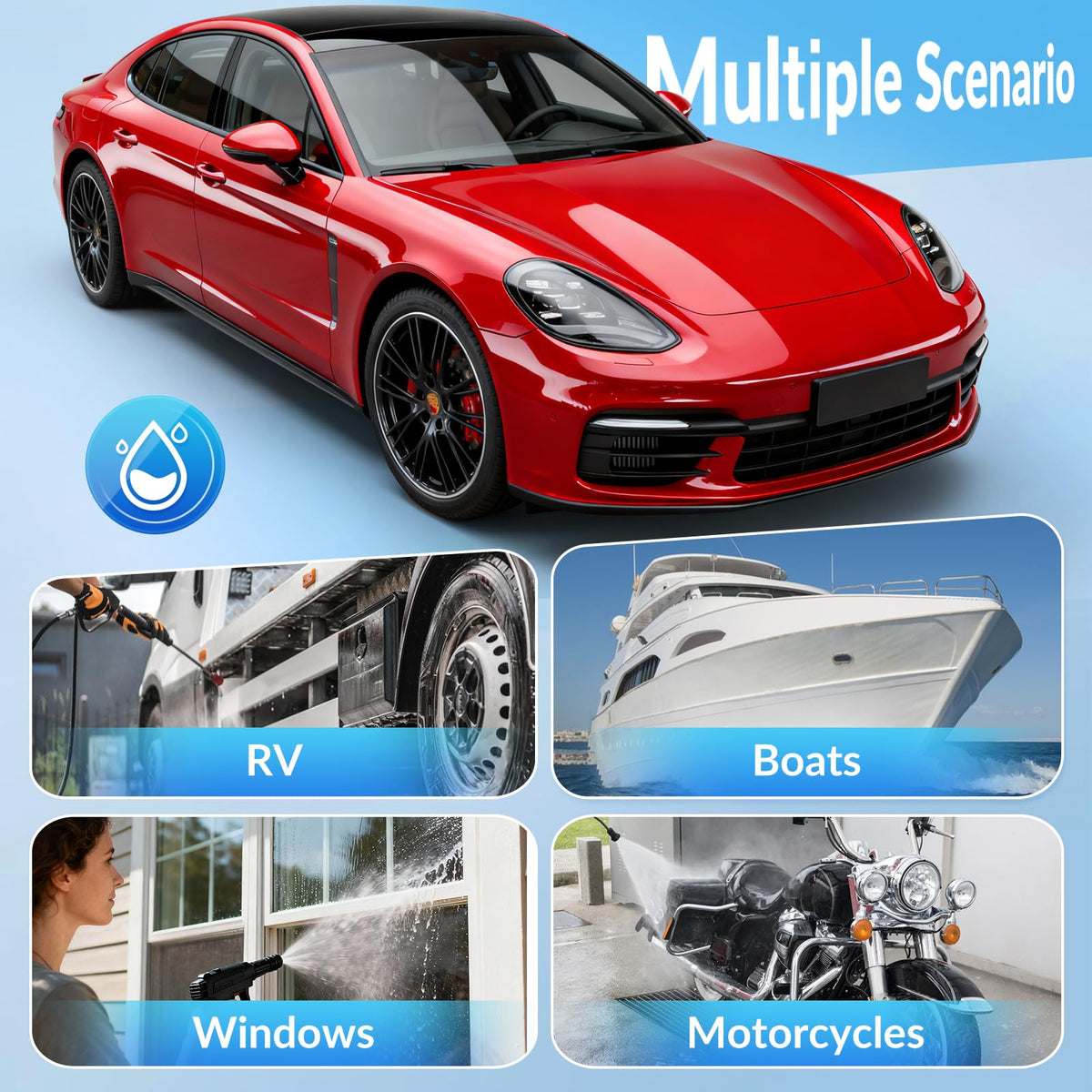 Spotless Water System for Car Wash with Bypass Switch,No Towel Drying