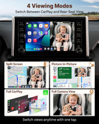 OTTOCAST Cabin Care Baby Camera for Car, Wireless CarPlay Adapter in One