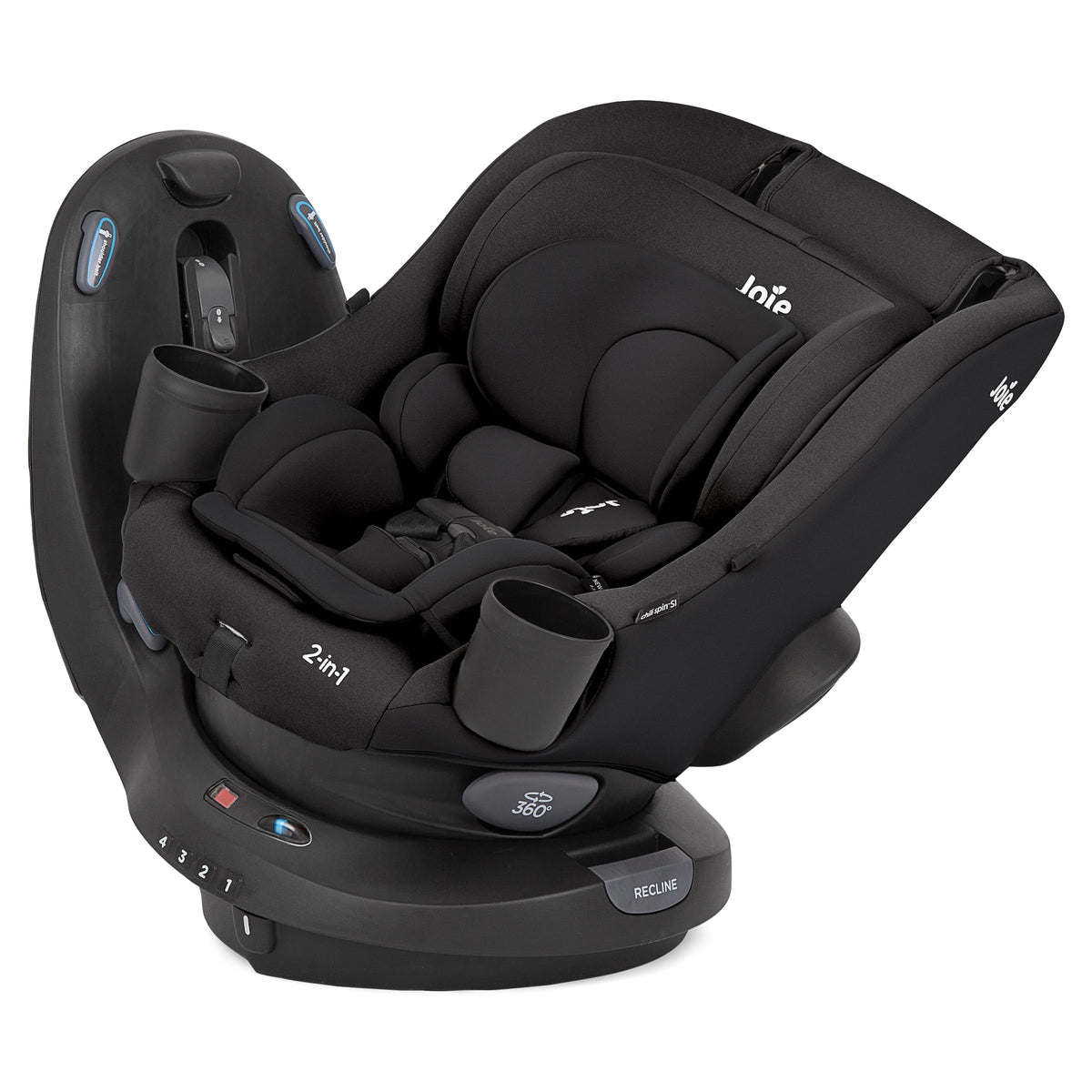 Joie Chili Spin SI 360 Rotating Convertible Car Seat, 2-in-1 Rear & Forward