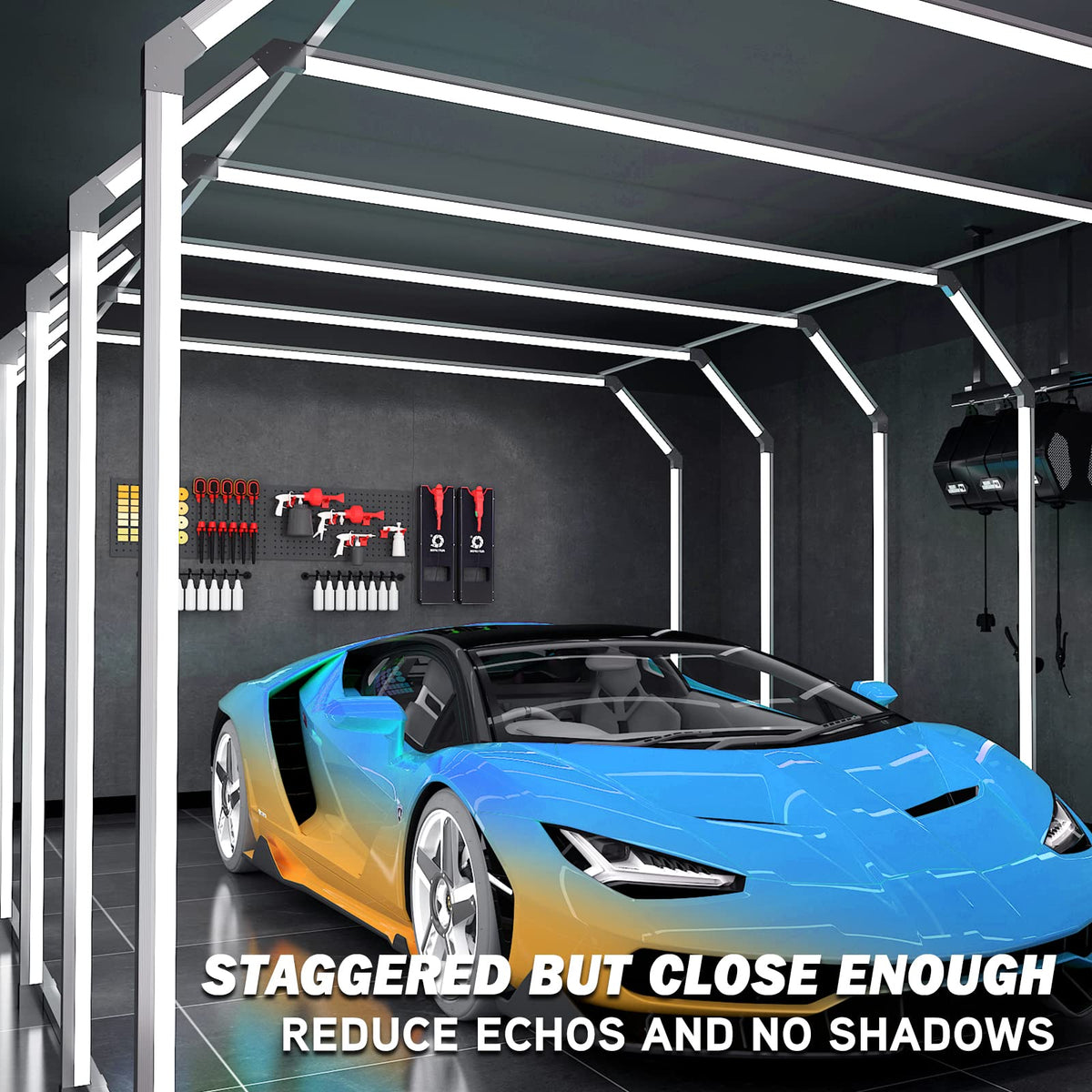 LED Tunnel Lighting, Inflatable 6500k, 110-120lm/v