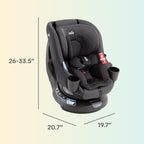 Joie Chili Spin SI 360 Rotating Convertible Car Seat, 2-in-1 Rear & Forward