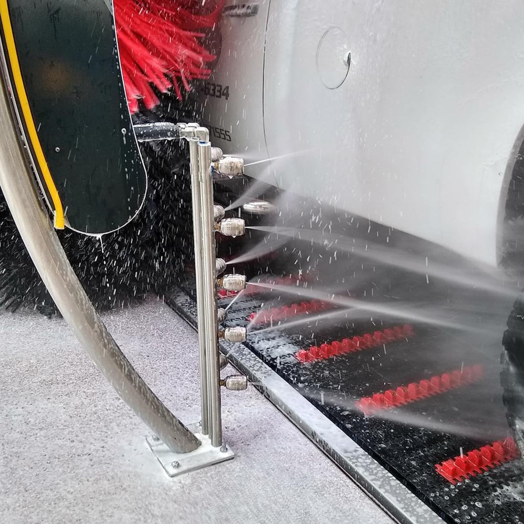 Car Wash Double Threat Wheel Blaster Set - Driver and Passenger Sides 35-1/4" Tall