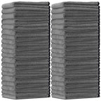 300 Pcs Microfiber Towels Bulk Car Drying Cloth, Yellow