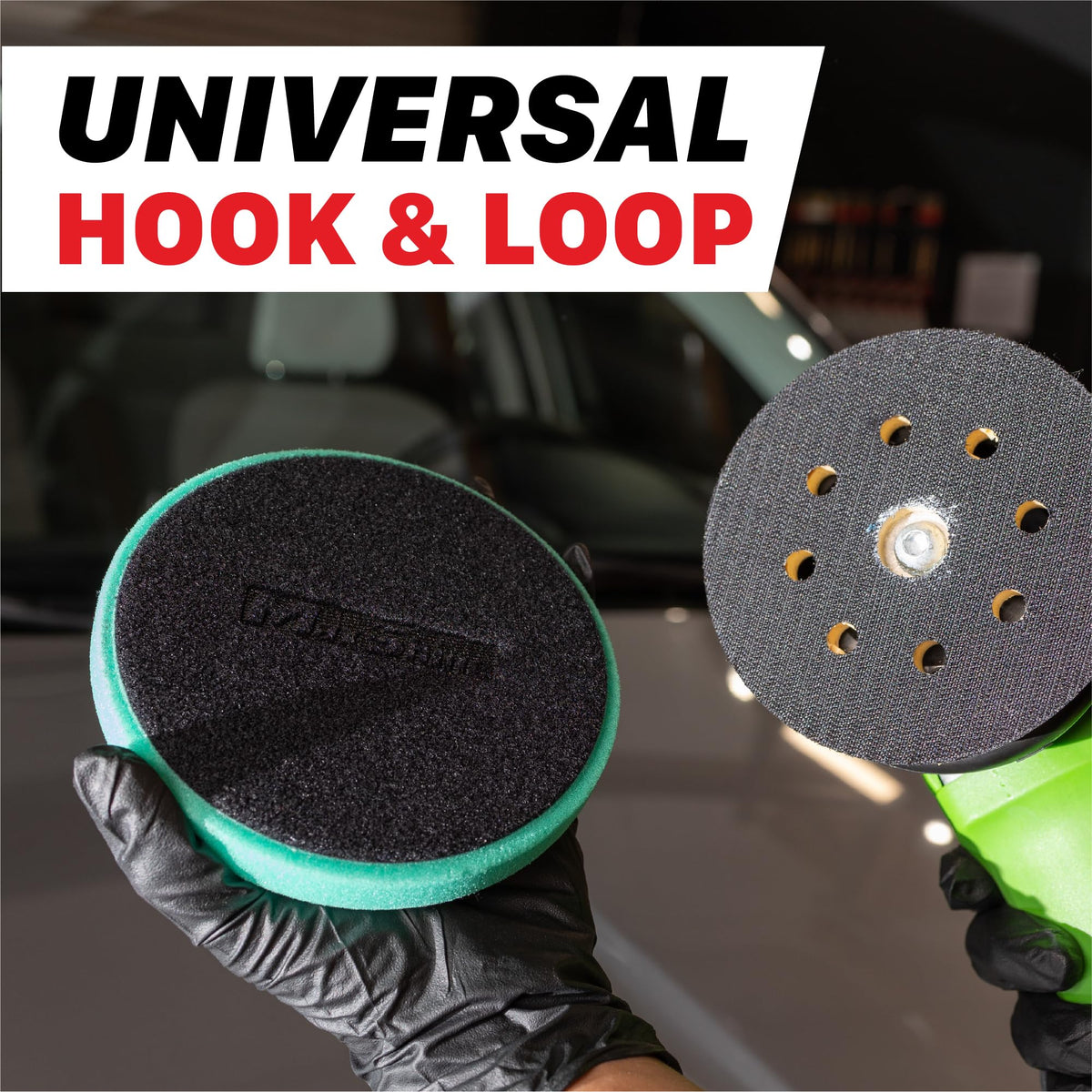 Maxshine M312 Dual Action Polisher & Foam Pads Kit– 12mm Throw Car Buffer with 3” Backing Plate, 550W Motor, 6-Speed Control & Low Vibration – Auto Detailing Tool for Cars, Trucks, SUVs & Boats