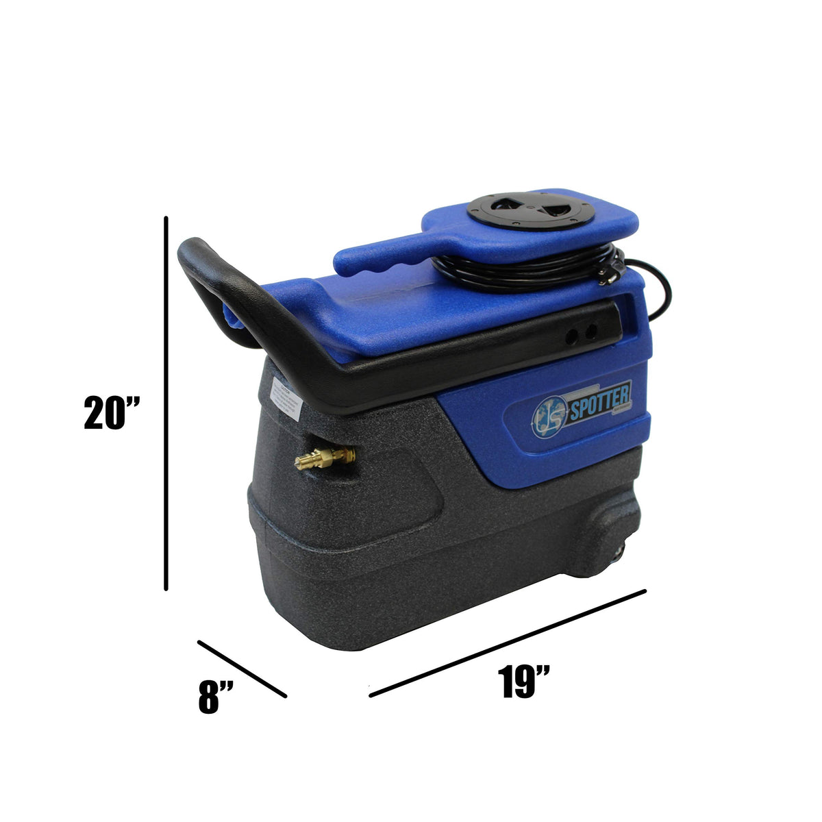 USA MADE Sandia 50-3001 3 Gallon Auto Detailing Carpet Upholstery Cleaning Machine SUPER Spotter, 25 inch L x 11 inch W x 29 inch H (JSU-50-3001)