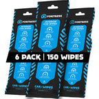 Fortress Car Interior Cleaner Wipes, Microfiber Cloth (25 ct, Pack of 63)