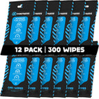 Fortress Car Interior Cleaner Wipes, Microfiber Cloth (25 ct, Pack of 63)